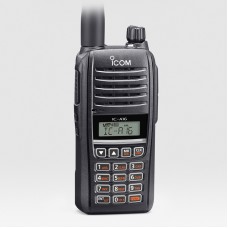 Радиостанция AM Icom IC-A16E, шаг 25/ 8.33 кГц, Tx: 118-137 МГц, Rx: 108-137 МГц, Rx погода 161-163МГц, мощность до 6Вт, 200 каналов, Bluetooth, клавиатура, дисплей, ударопрочный корпус, водозащита IP