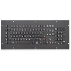 INT-CTR-K12-R01(S4Y) Промышленная клавиатура из нержавеющей стали, гальваническое покрытие из черного титана, врезная