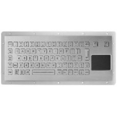 INT-CTR-K14-R01(S4LR) Промышленная клавиатура из нержавеющей стали с сенсорной панелью, врезная