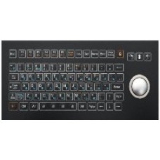 INT-CTR-K24-R01(AY) Промышленная клавиатура мембранная, с трекболом, врезная
