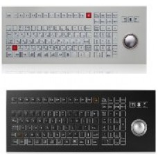INT-CTR-K26-R01(ALY) Промышленная клавиатура мембранная, с трекболом, врезная